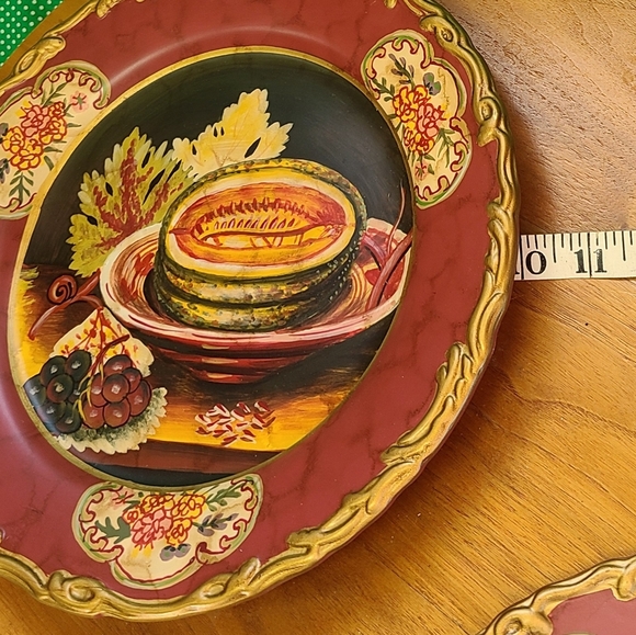 Two Hand Painted Decorative Plates by R. W… - Picture 9 of 9